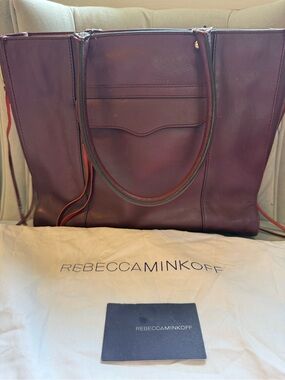 Vintage Rebecca Minkoff MAB Bag Burgundy Leather Amazing Condition